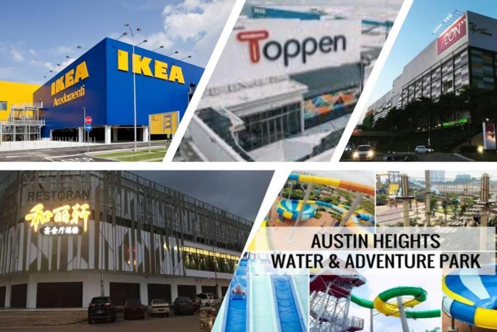 Viva Homestay @ Jb Mount Austin Ikea, Aeon, Toppen, Bubble Tea Town Джохор-Бару Екстер'єр фото